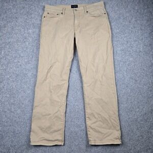 Lucky Brand Pants Mens 34x30 Fits 34x29 Khaki 363 Vintage Straight Leg Preppy